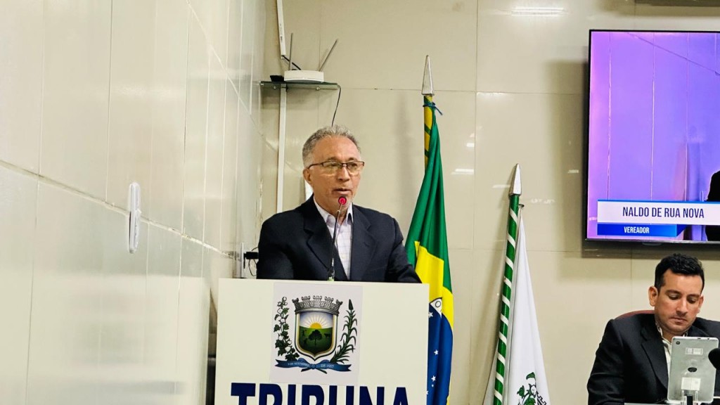 Vereador Naldo de Rua Nova falou que está feliz pelo retorno dos trabalhos Legislativos