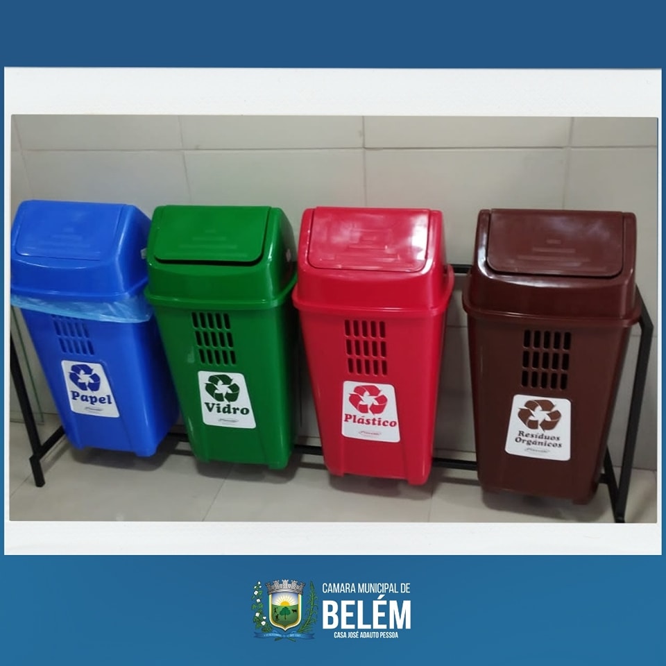 Presidente Dr. Aerton colocou um sistema de coletagem de lixo consciente.