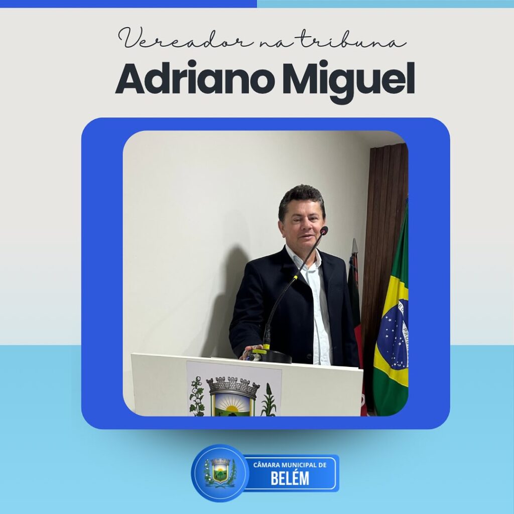 Vereador Adriano Miguel discute reajuste salarial dos professores e propõe construção de praça com equipamentos de ginástica